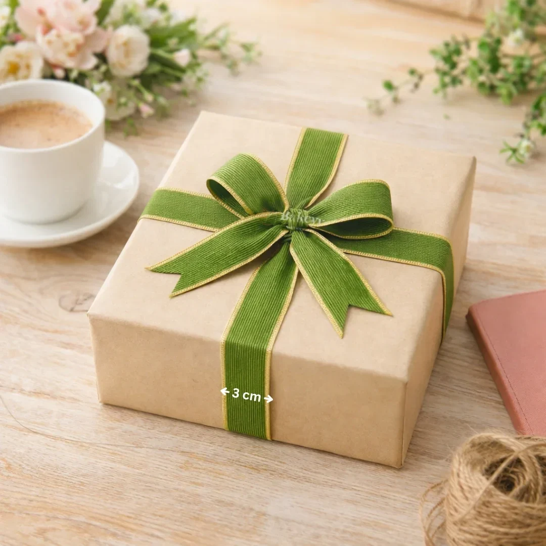 3cm | Premium Decorative Gift Wrapping Ribbon Roll – 3cm Width | 18 Meters Roll - Image 6