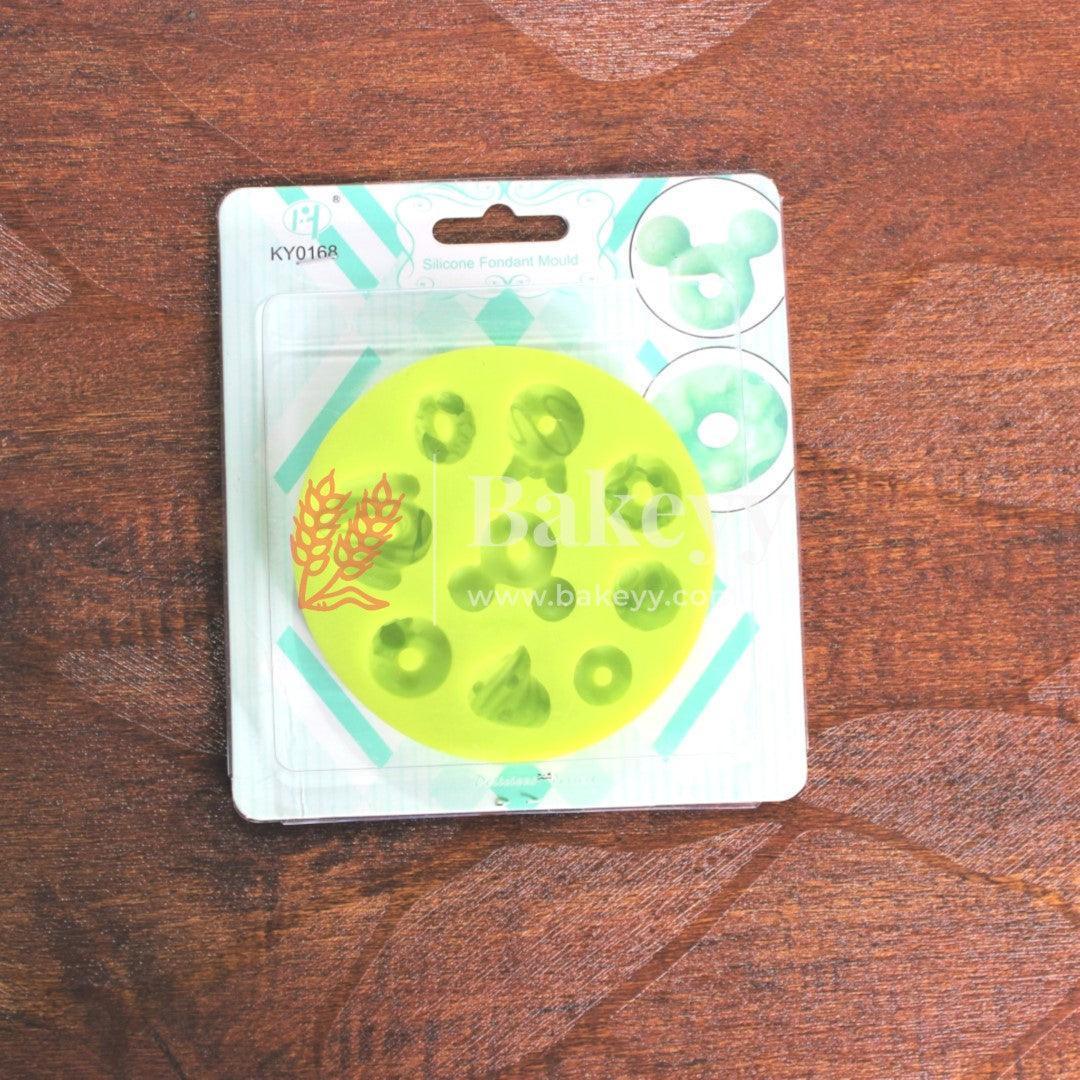 3D Silicone Donte Shaped Multi Design Baking Mould Fondant Cake Tool Chocolate Candy Cookies Pastry Soap Moulds - Image 2