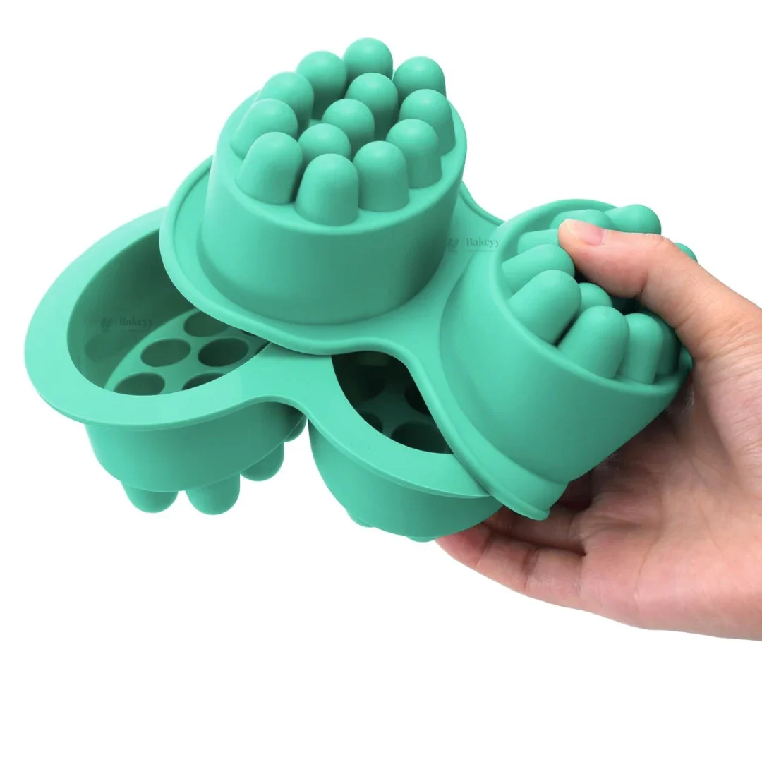 4 Cavity Bubble Dome Silicone Mould | Round Pop Design | Pack of 1 - Image 3