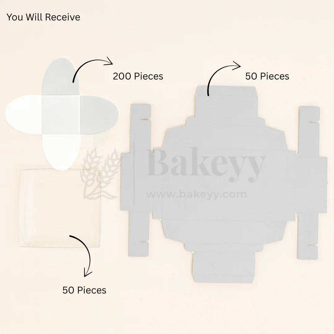 4 Cavity Chocolate Box | Multiple Colors Available | Cavity Box | Pack of 50 - Image 4