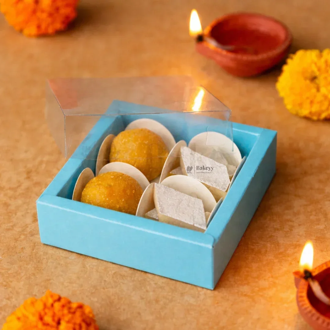 4 Cavity Chocolate Box | Multiple Colors Available | Cavity Box | Pack of 50 - Image 6