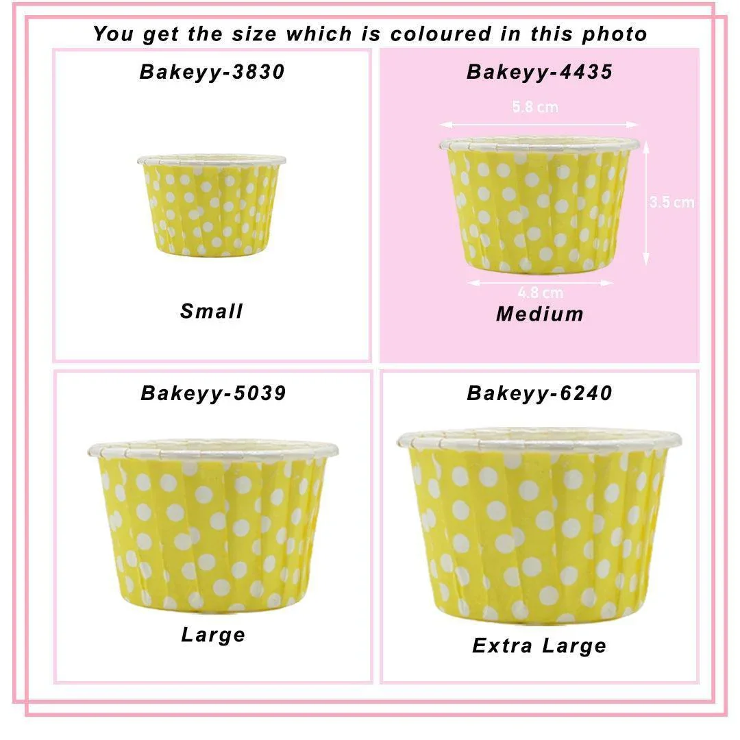 4435 Plain Green Muffin Cup | Curl Edge | Cupcake Liner | Medium | Pack Of 100 - Image 3