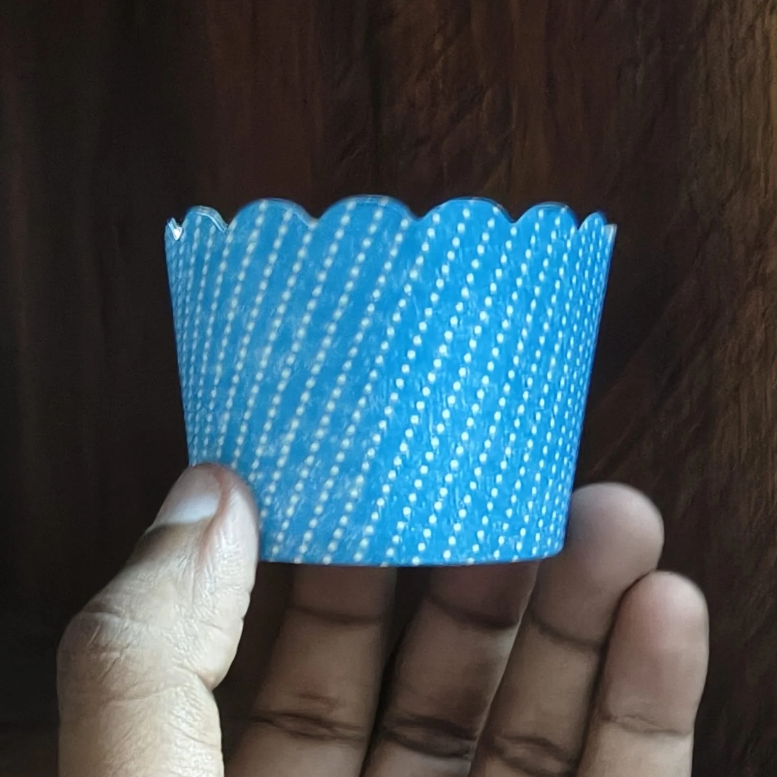5 Cm | Mini Polka Dot Scallop Edge Cupcake Liners | Baking Cups | Pack of 50 - Image 10