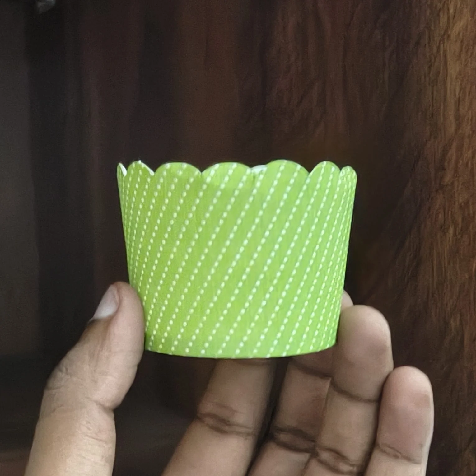 5 Cm | Mini Polka Dot Scallop Edge Cupcake Liners | Baking Cups | Pack of 50 - Image 9