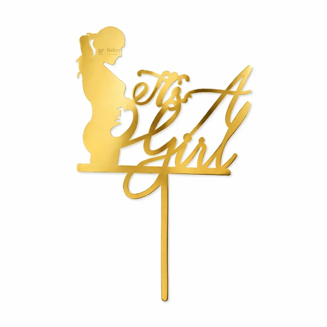 4 Inch It’s a Girl / It’s a Boy Acrylic Cake Topper | Baby Shower & Gender Reveal Cake Décor | Multiple Designs | Pack of 5 - Image 6