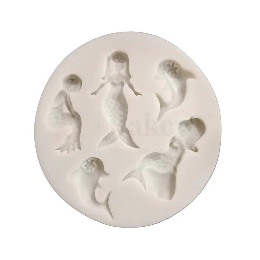 535 | Mermaid Shape Silicone Fondant Mould - 1 Piece