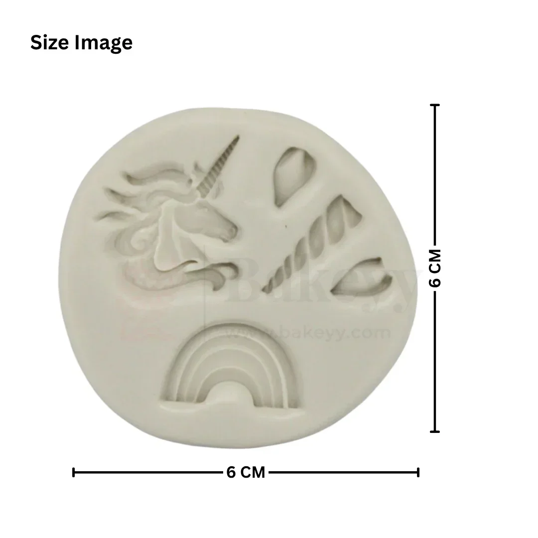 548 | Fairy Tail Unicorn Silicone Mould - 1 Piece - Image 2