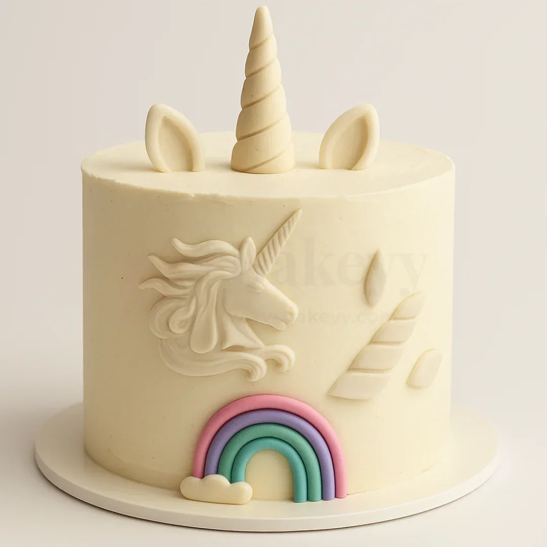 548 | Fairy Tail Unicorn Silicone Mould - 1 Piece - Image 3