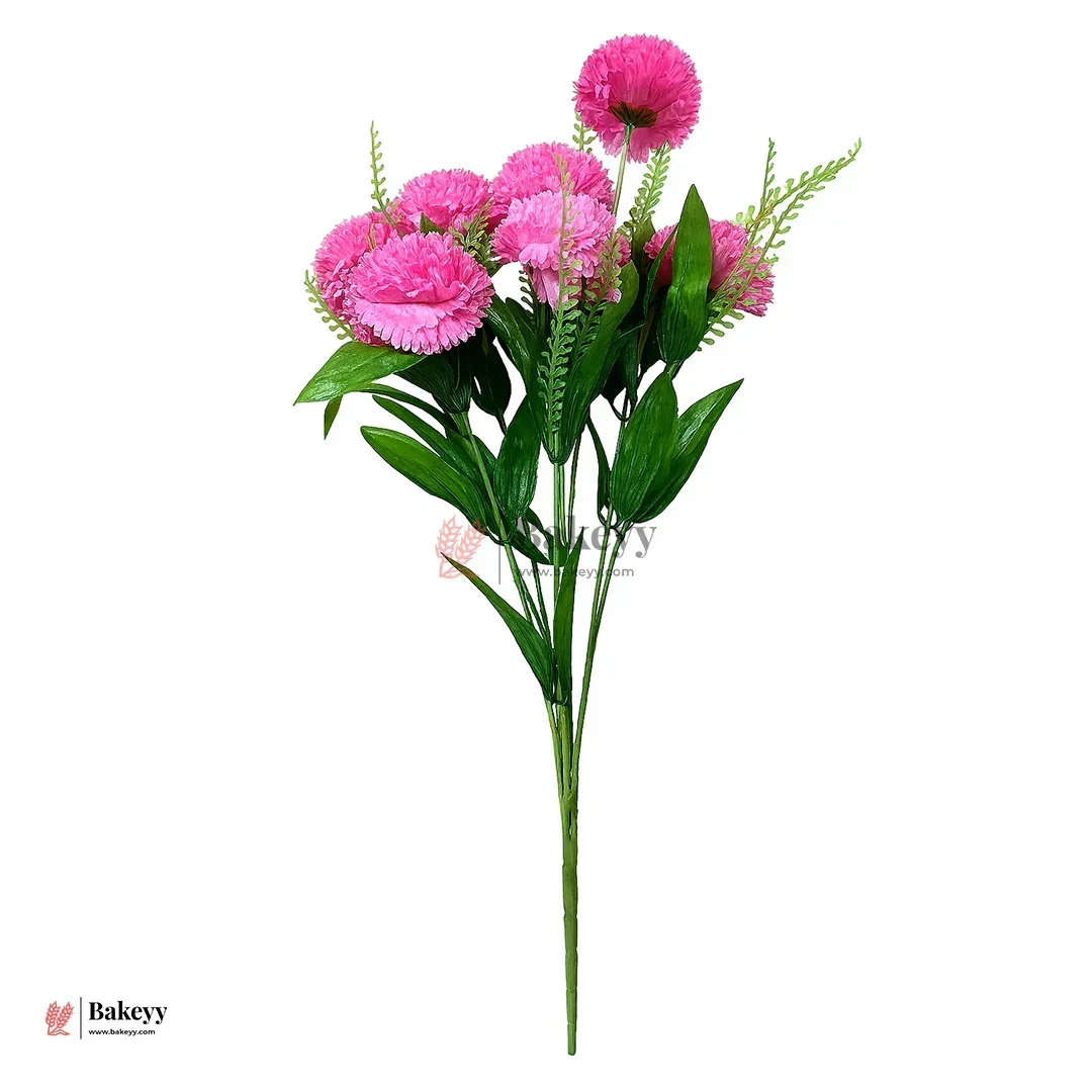 56 Cm - Artificial Dahlia Flowers With Stem | 1 Bunch - Image 4