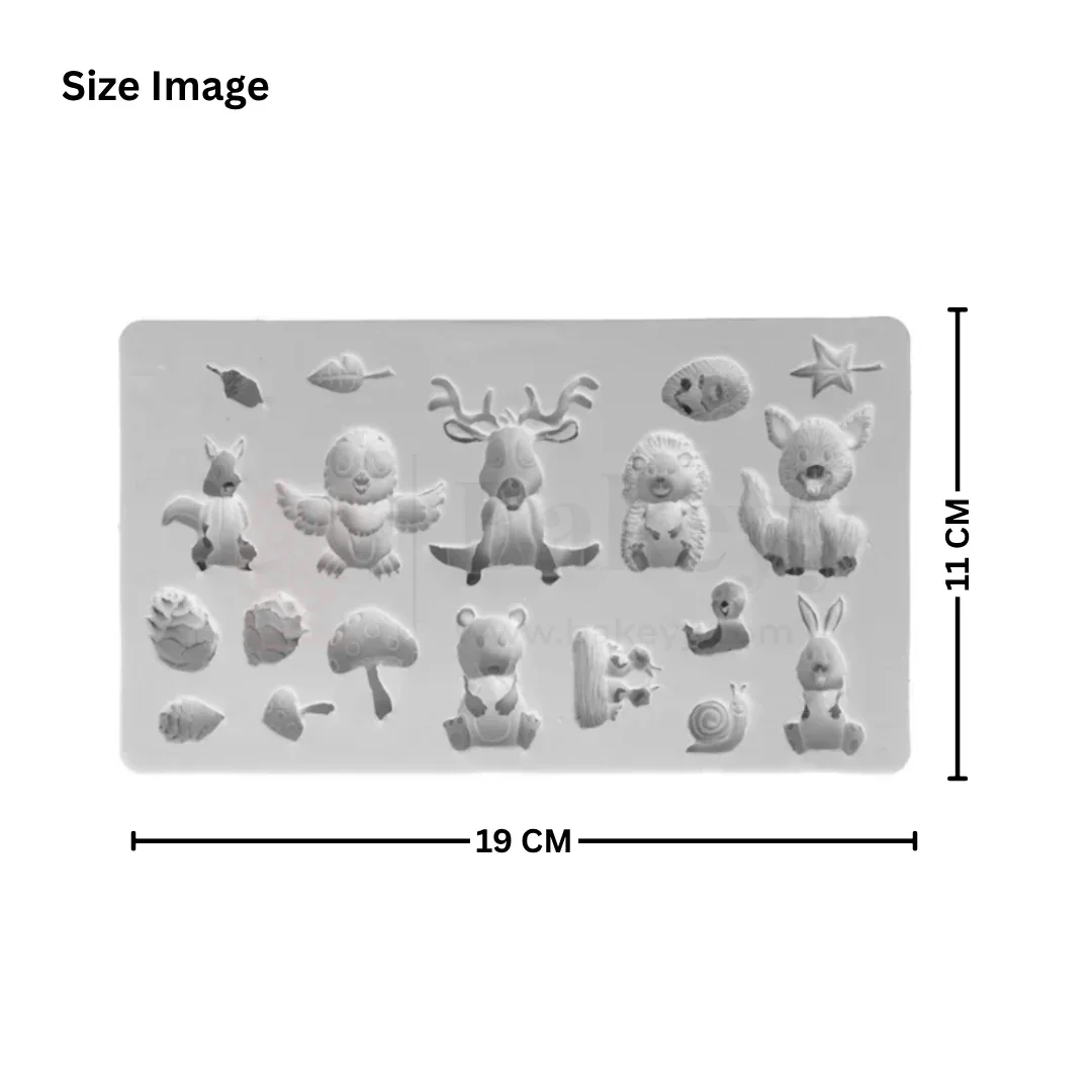 560 | Animals Design Silicone Mould - 1 Piece - Image 2