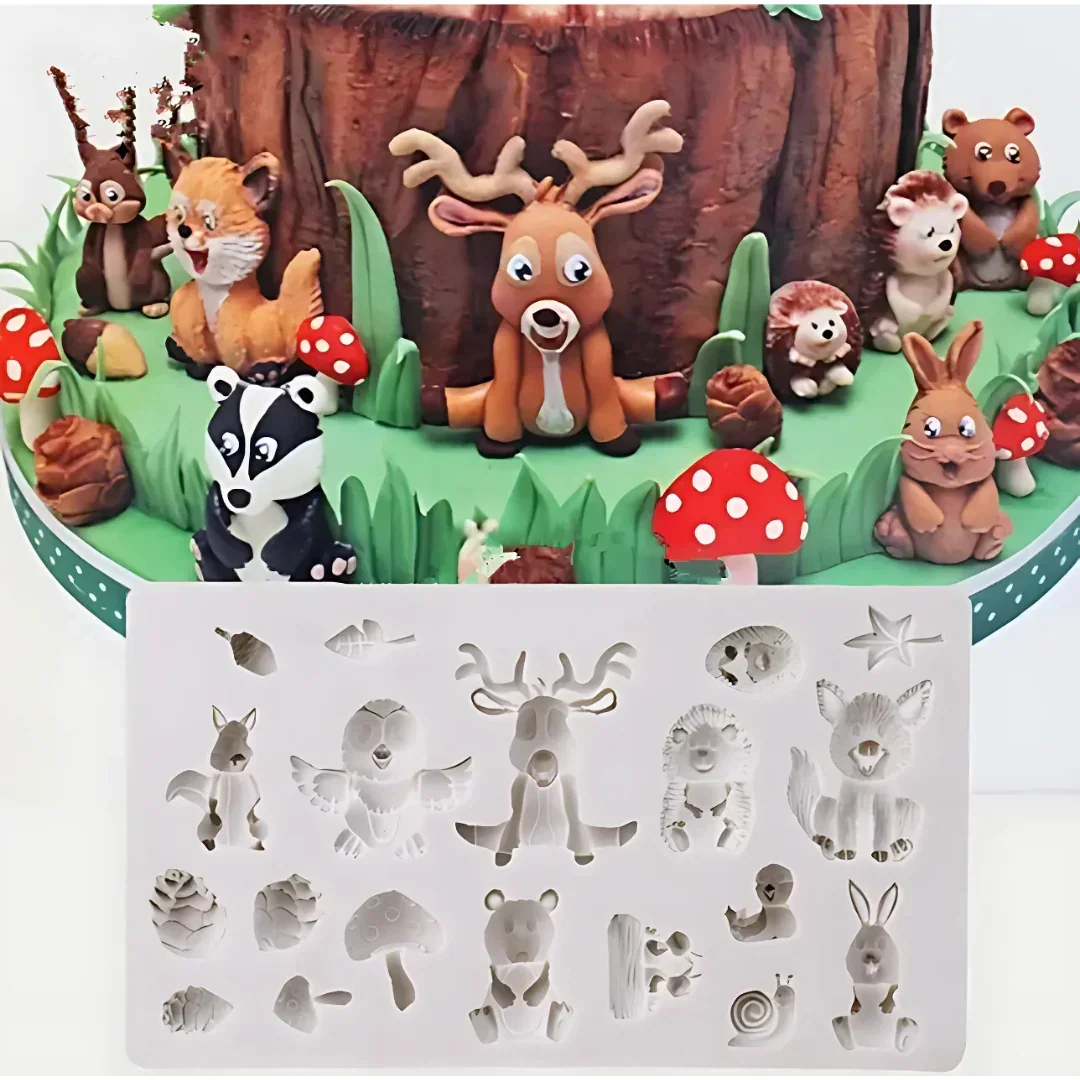 560 | Animals Design Silicone Mould - 1 Piece - Image 3