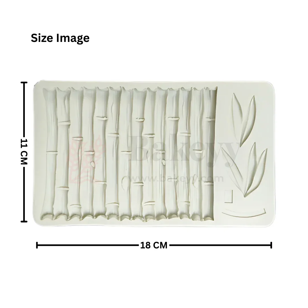 572 - Bamboo Fence Shape Silicone Fondant Mould - 1 Piece - Image 2