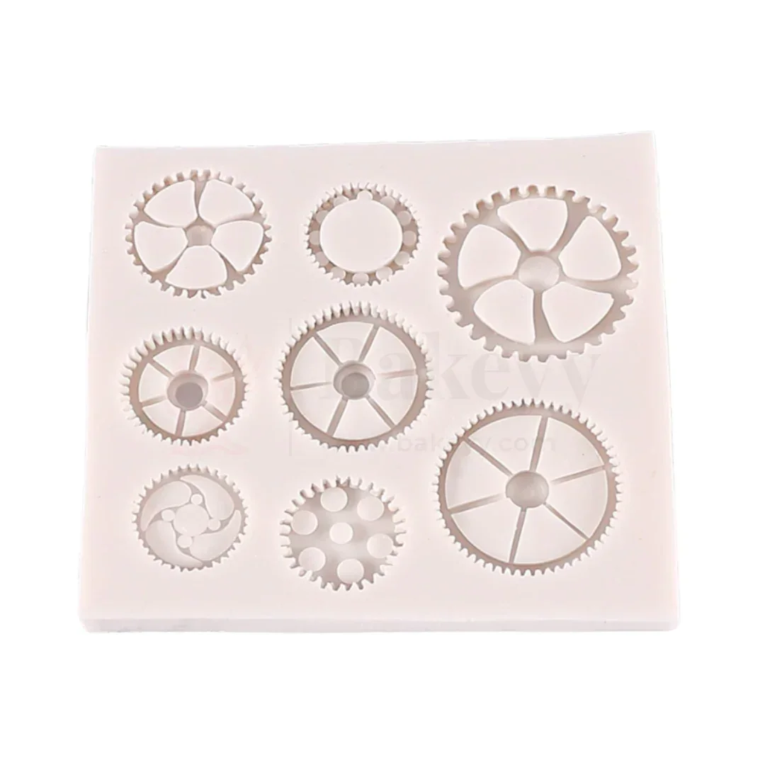 573 | Gear Shapes Silicone Mould - 1 Piece