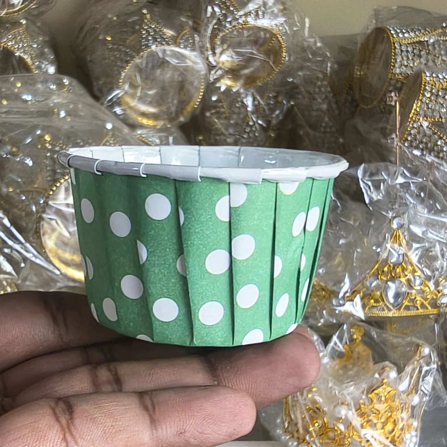 Size 5 | Christmas Decorative Muffin Cup | Curl Edge | Cupcake Liner | Pack of 100 - Image 3