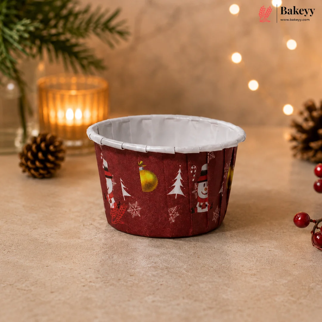 Size 5 | Christmas Decorative Muffin Cup | Curl Edge | Cupcake Liner | Pack of 100 - Image 8