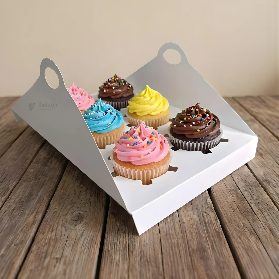 Cavity Cupcake Holder Tray | Bakery Cupcake Base Insert | Muffin Holder for Boxes | Pack of 25 - Image 3