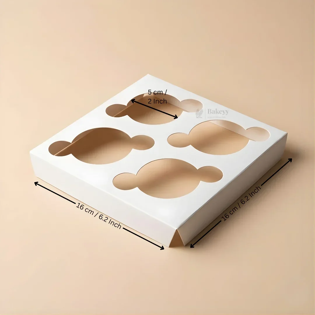 Cavity Cupcake Holder Tray | Bakery Cupcake Base Insert | Muffin Holder for Boxes | Pack of 25 - Image 8