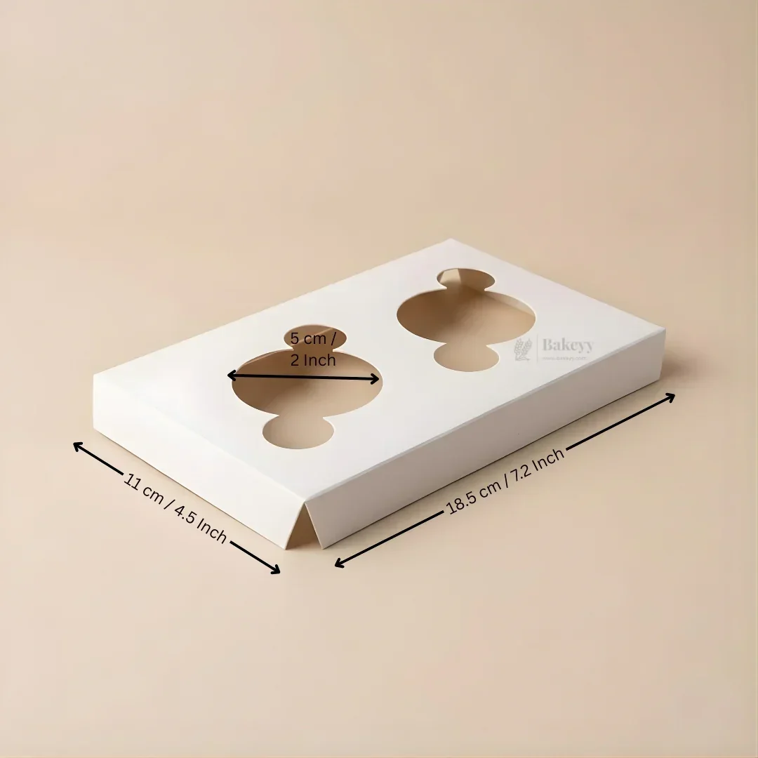 Cavity Cupcake Holder Tray | Bakery Cupcake Base Insert | Muffin Holder for Boxes | Pack of 25 - Image 9