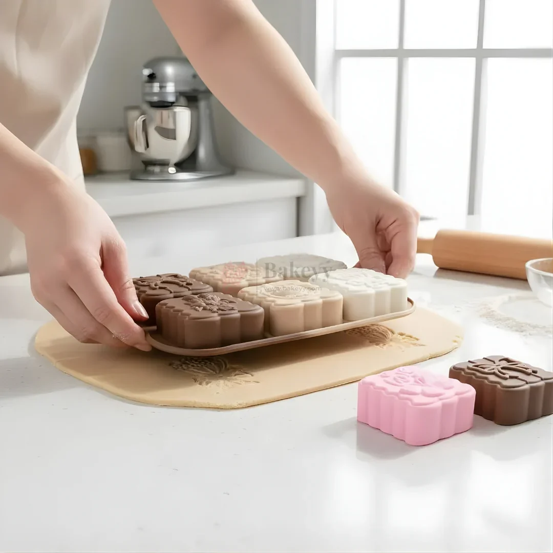 6 Cavity Unicorn Bow and Flower Silicone Chocolate Mould | Pack of 1 - Image 3