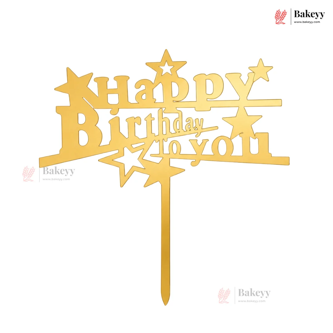 6 Inch Acrylic Cake Topper | Decorative Cake Topper for Celebrations | 10 Pieces Per Pack | Pack of 1 - Image 11