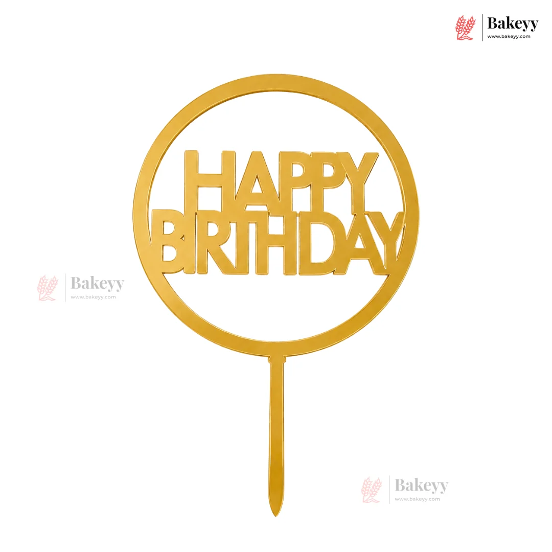6 Inch Acrylic Cake Topper | Decorative Cake Topper for Celebrations | 10 Pieces Per Pack | Pack of 1 - Image 13