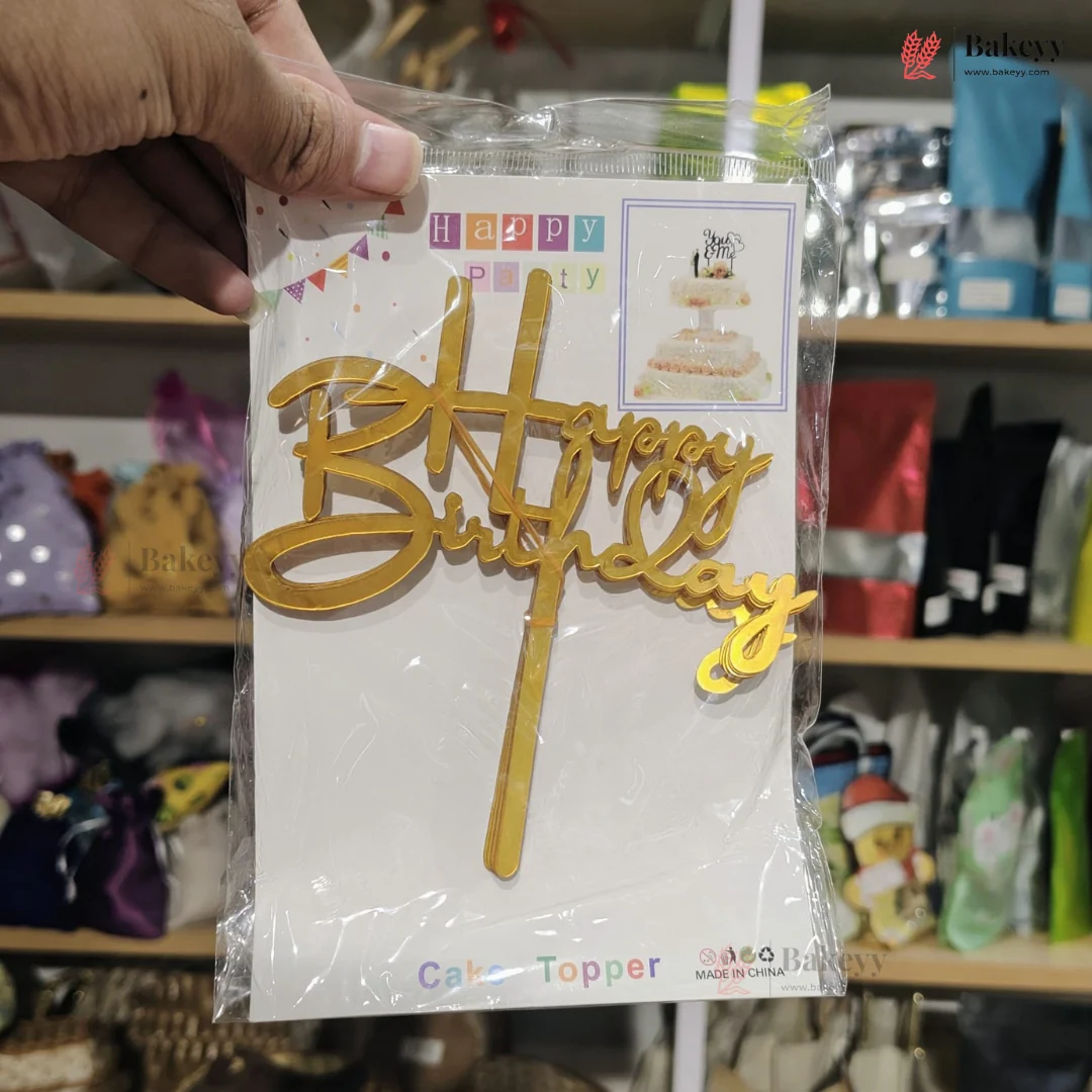 6 Inch Acrylic Cake Topper | Decorative Cake Topper for Celebrations | 10 Pieces Per Pack | Pack of 1 - Image 20