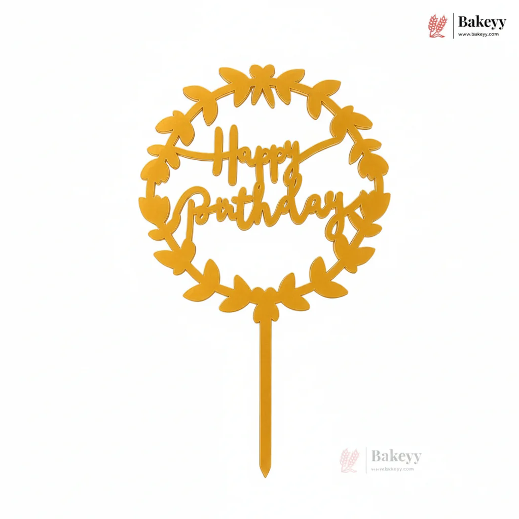6 Inch Acrylic Cake Topper | Decorative Cake Topper for Celebrations | 10 Pieces Per Pack | Pack of 1 - Image 5