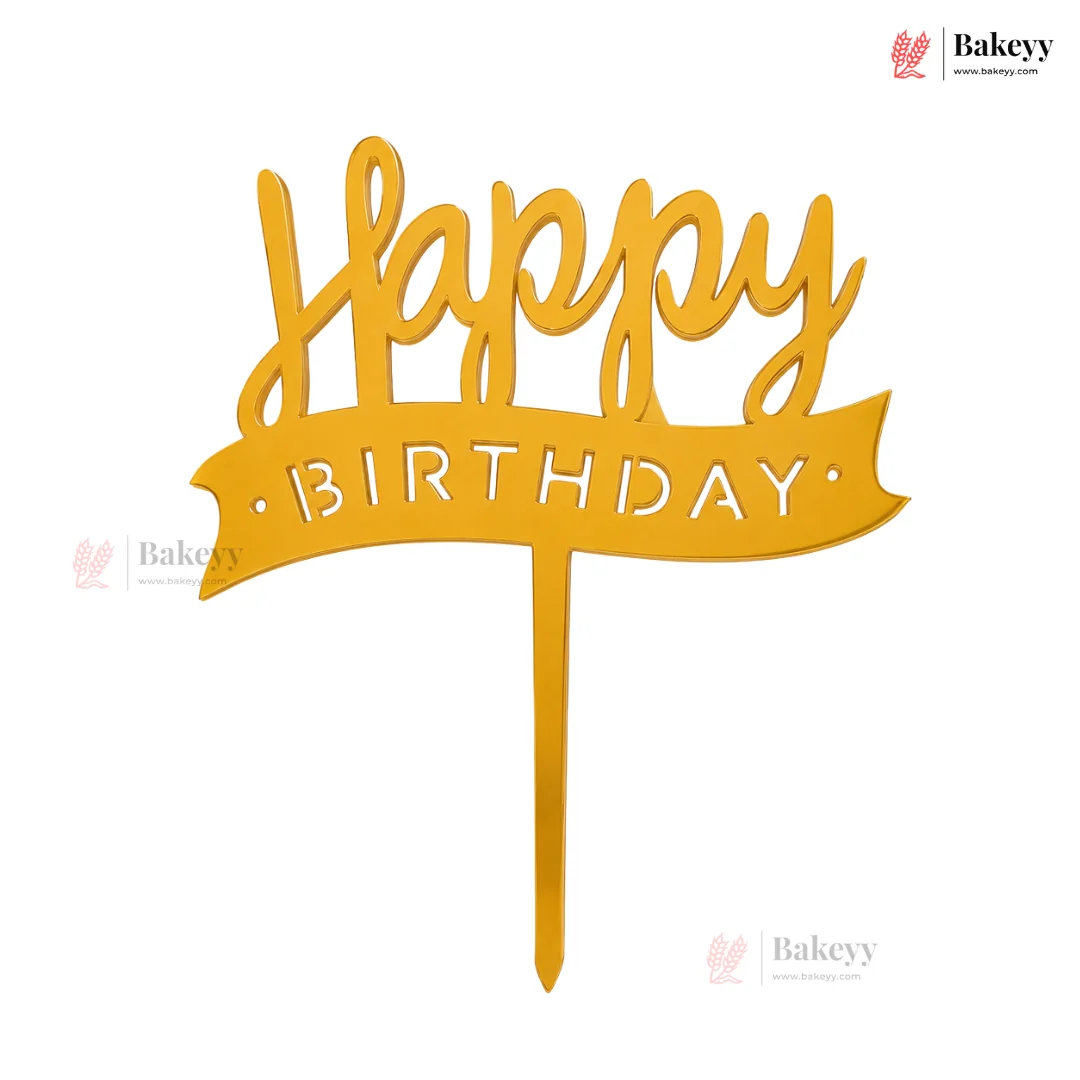 6 Inch Acrylic Cake Topper | Decorative Cake Topper for Celebrations | 10 Pieces Per Pack | Pack of 1 - Image 7