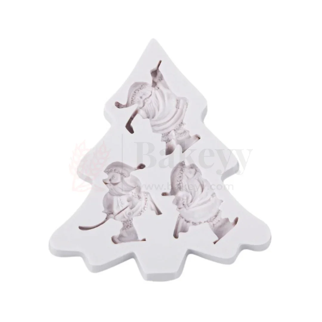 659 | Santa Claus in Action Silicone Mould - 1 Piece