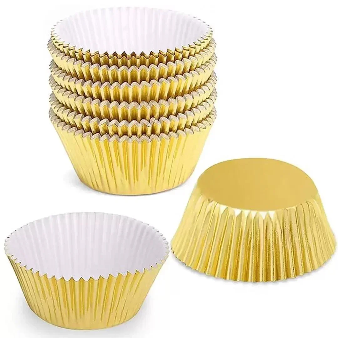 Gold Colour Cupcake Liners | Baking Cup | Pack of 500