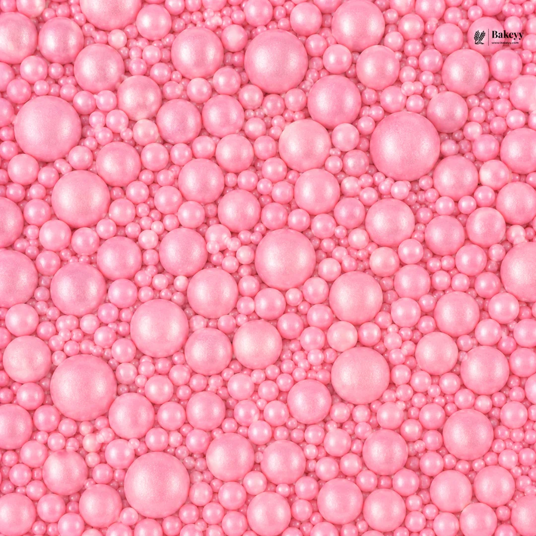 7 Size Mix Round Sugar Confetti Pearls | Edible Metallic Cake Sprinkles | 1 Kg | Pack of 1 - Image 7