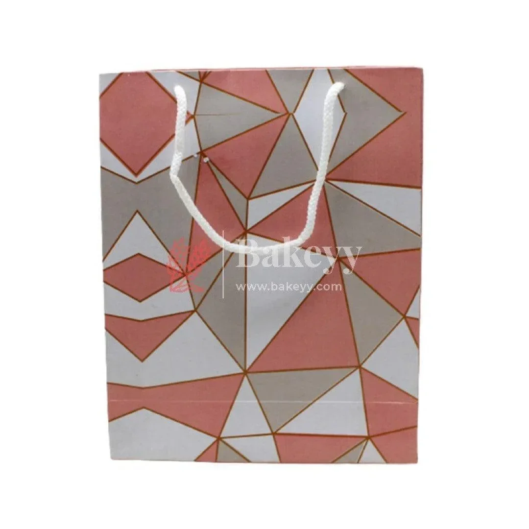 7x9 | Paper Bag decorative | Geometric Print | Pack of 10 - Image 3