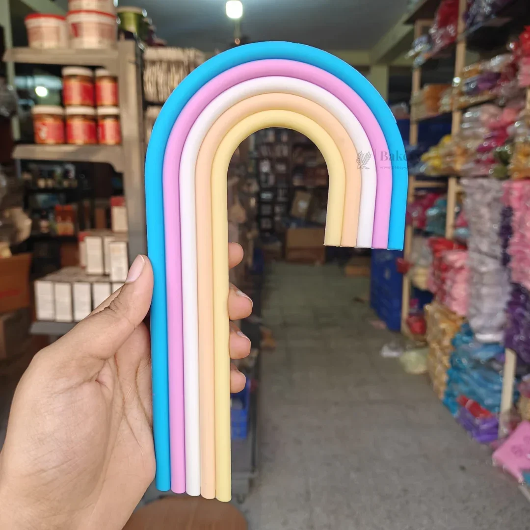 Rainbow Arch Cake Topper | Rainbow Shape Cake Decor | 1 Piece - Image 10