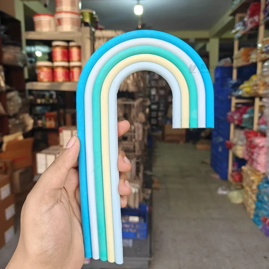 Rainbow Arch Cake Topper | Rainbow Shape Cake Decor | 1 Piece - Image 11