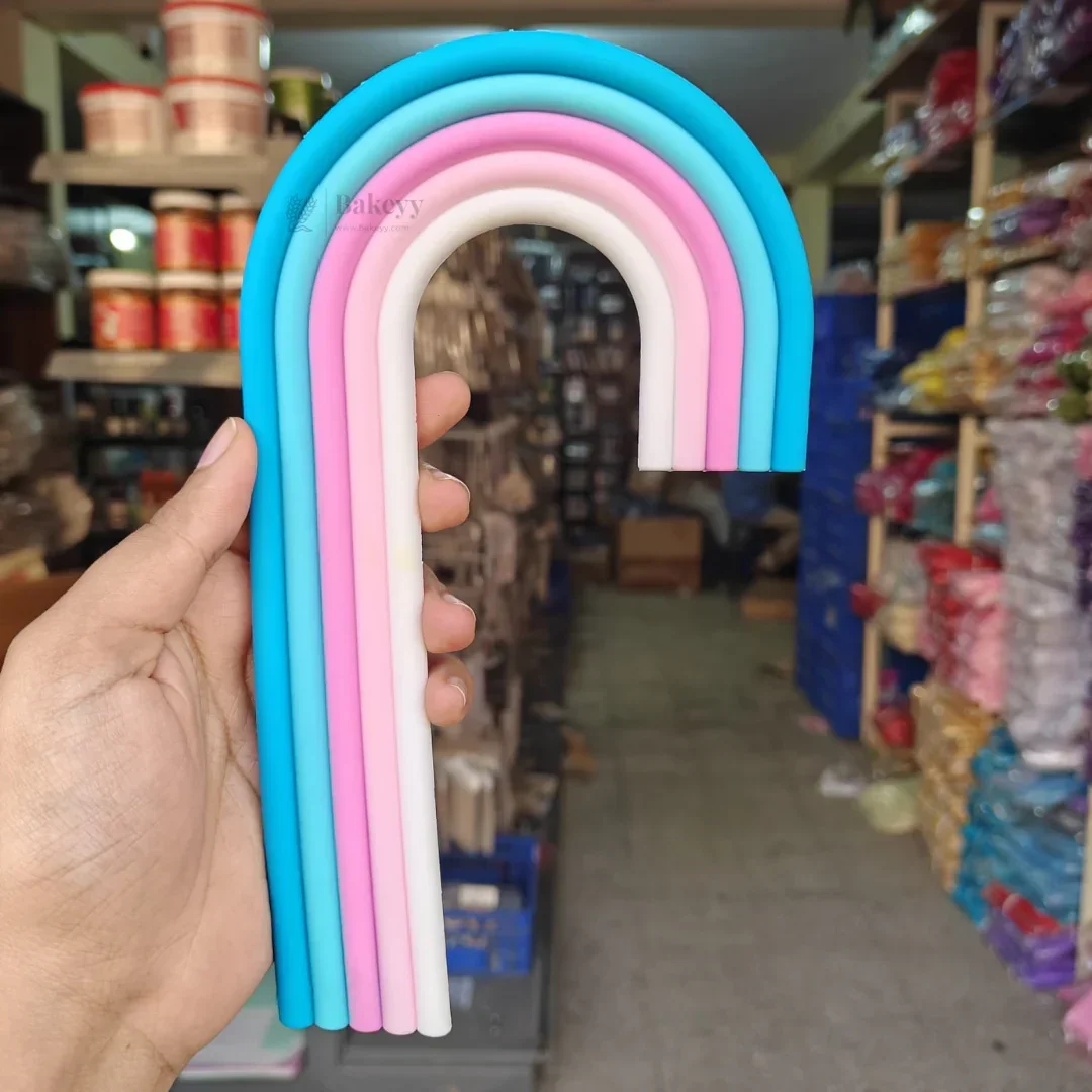 Rainbow Arch Cake Topper | Rainbow Shape Cake Decor | 1 Piece - Image 12