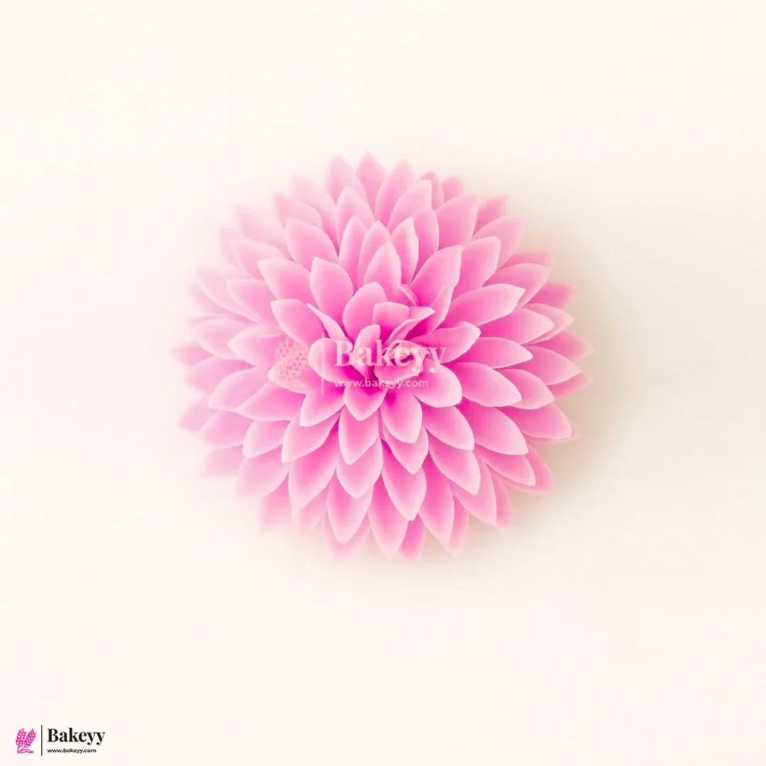 8cm - Artificial Dahlia Flower Without Stem | Pack of 10 - Image 4