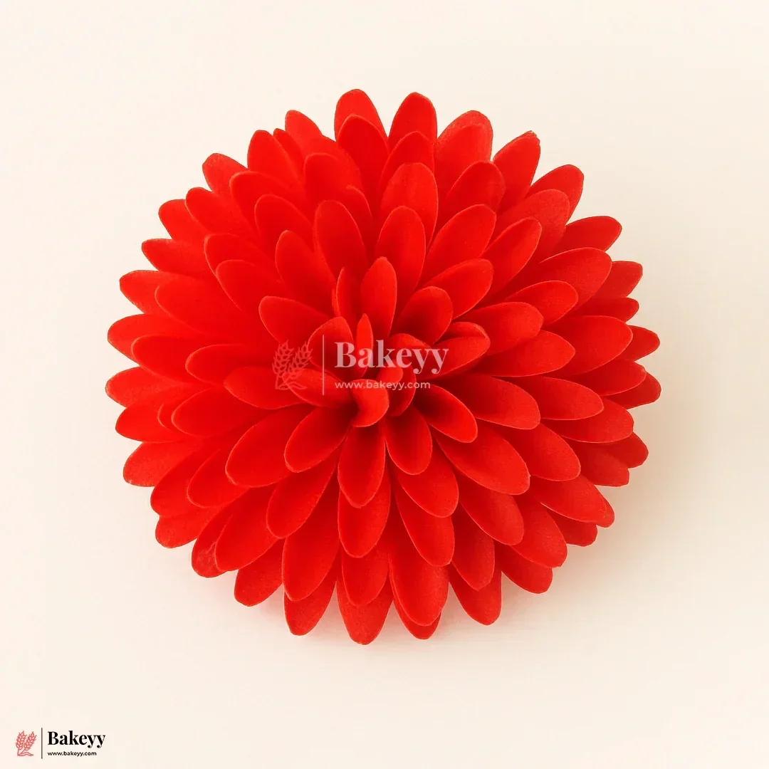 8cm - Artificial Dahlia Flower Without Stem | Pack of 10 - Image 7
