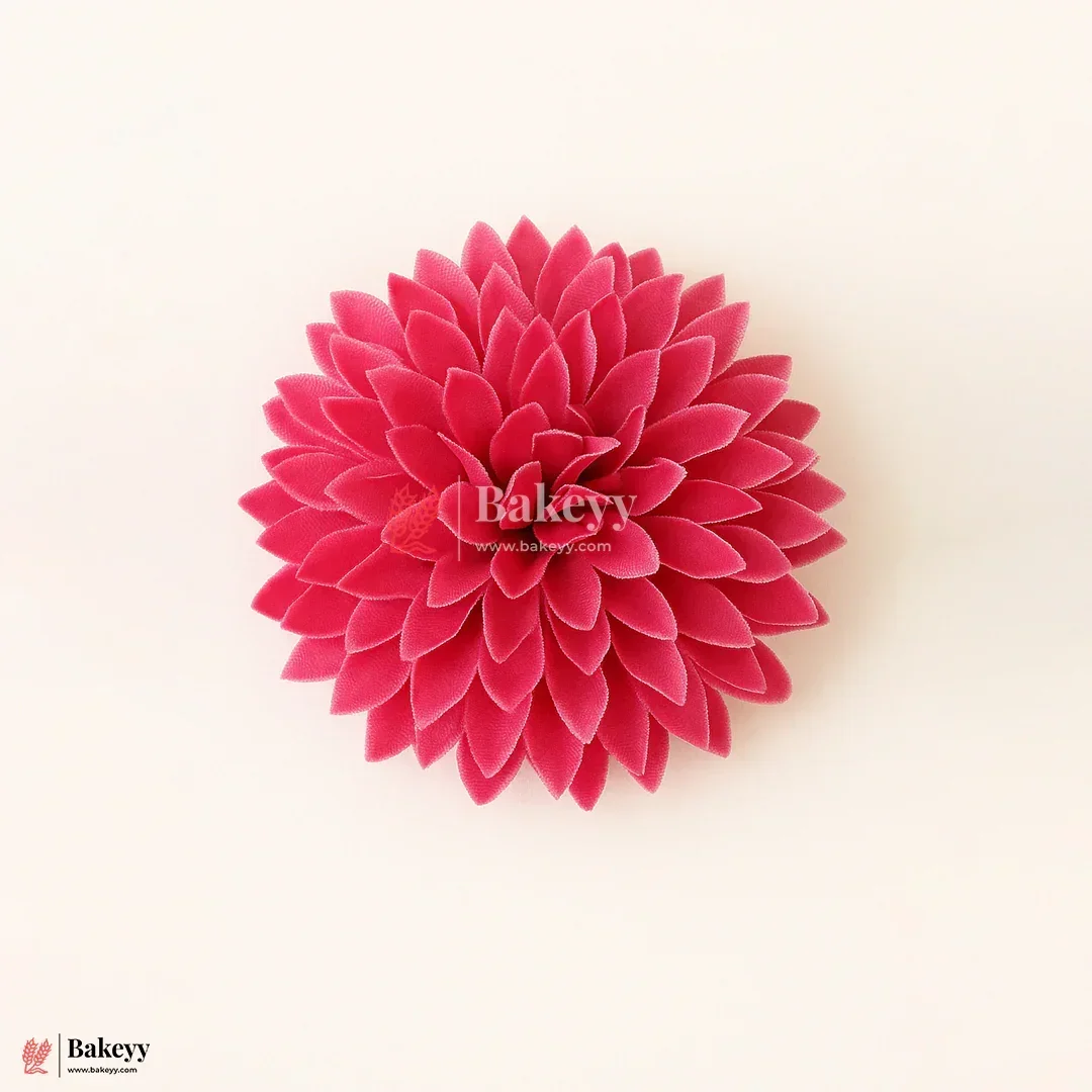 8cm - Artificial Dahlia Flower Without Stem | Pack of 10 - Image 8