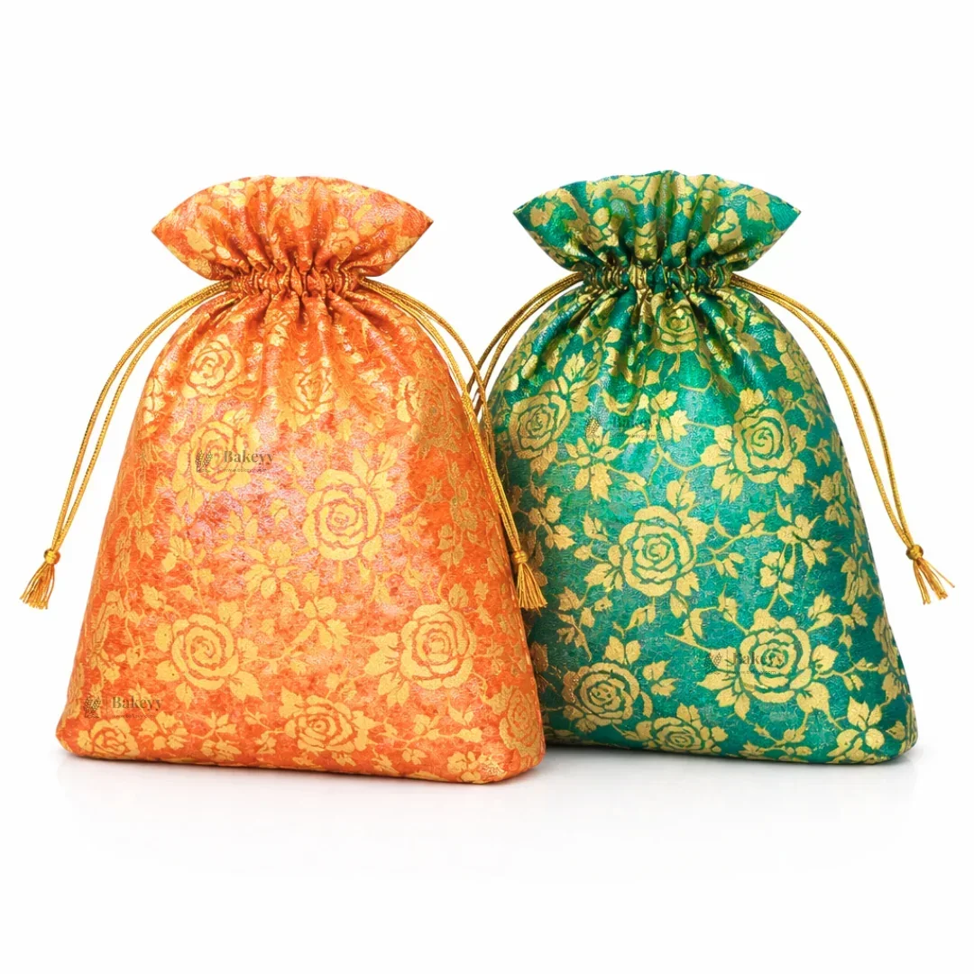 Printed Organza Potli Bags | Multiple Color | Pack of 70