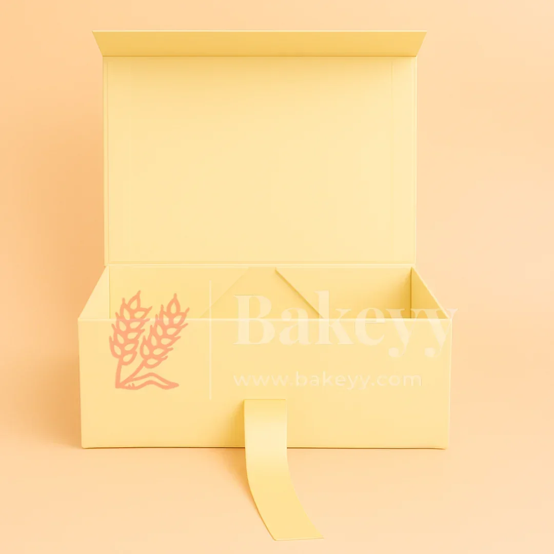 8x8x4 Inch | Light Yellow Collapsible Hamper Box | 1 Piece - Image 4