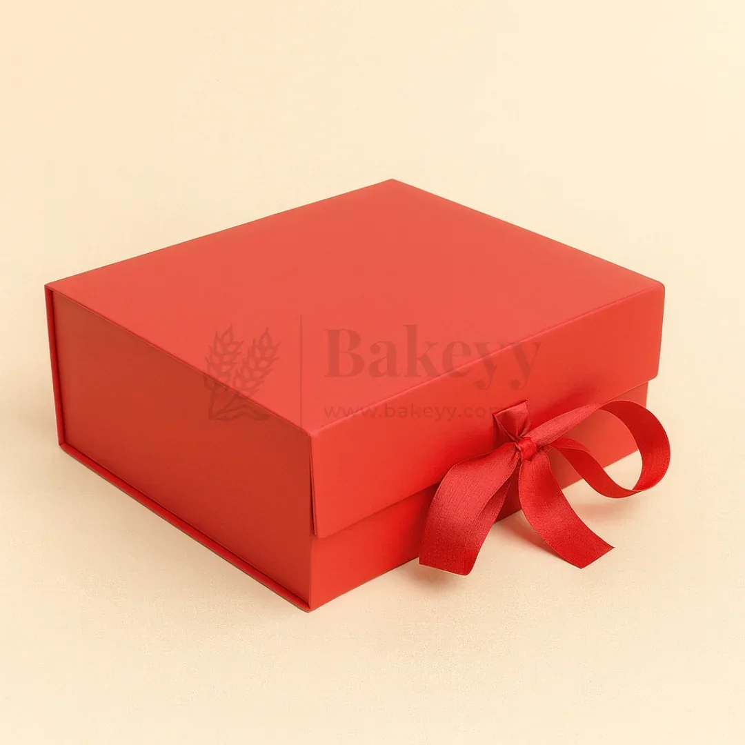 8x8x4 Inch Red Collapsible Hamper Box| 1 Piece - Image 4