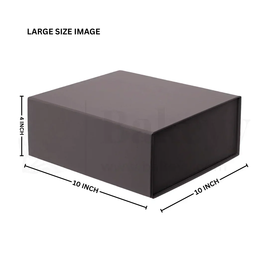Premium Peach Colour Collapsible Magnetic Lid Gift Box - Pack of 1 - Image 10