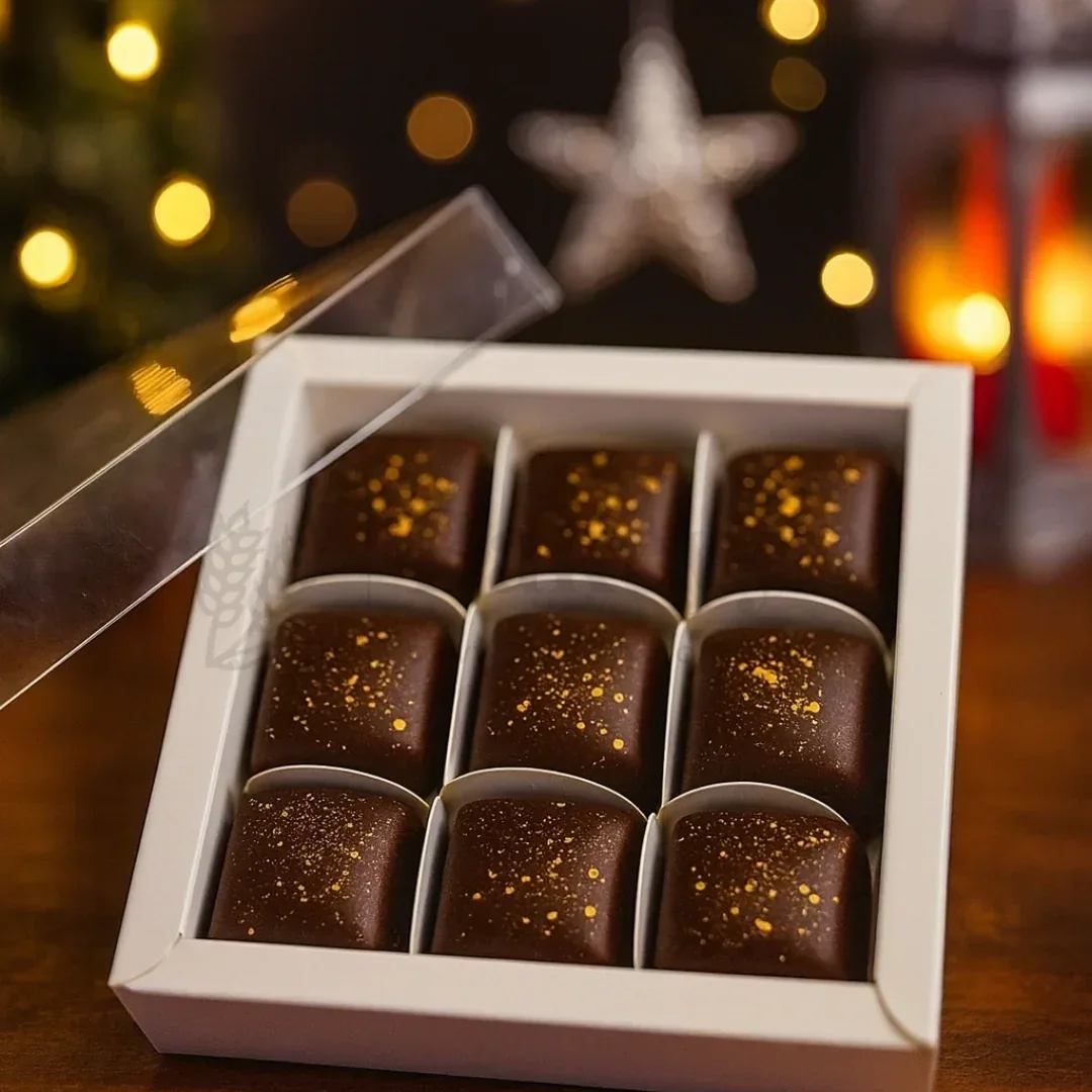 9 Cavity Chocolate Box | White Colour Cavity Box | Pack of 50