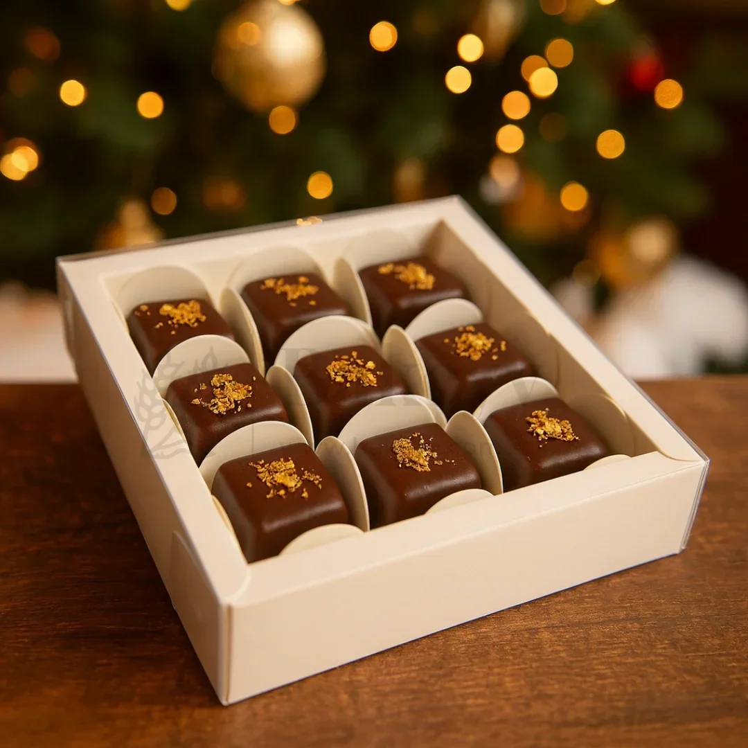 9 Cavity Chocolate Box | White Colour Cavity Box | Pack of 50 - Image 3