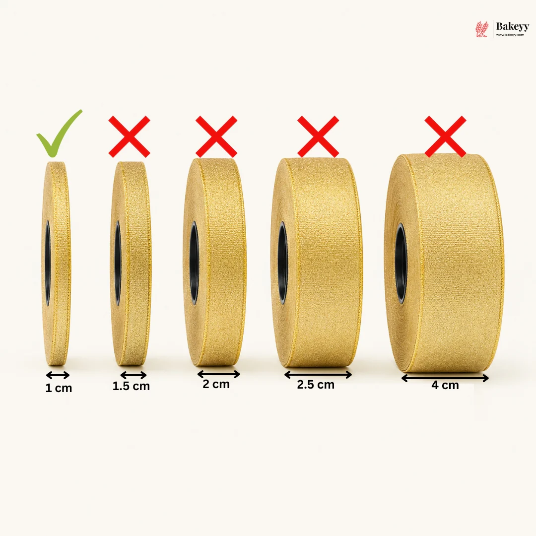 9 Meter | Shimmer Lace Ribbon Roll | Multiple Width Options Available | Pack of 1 - Image 5