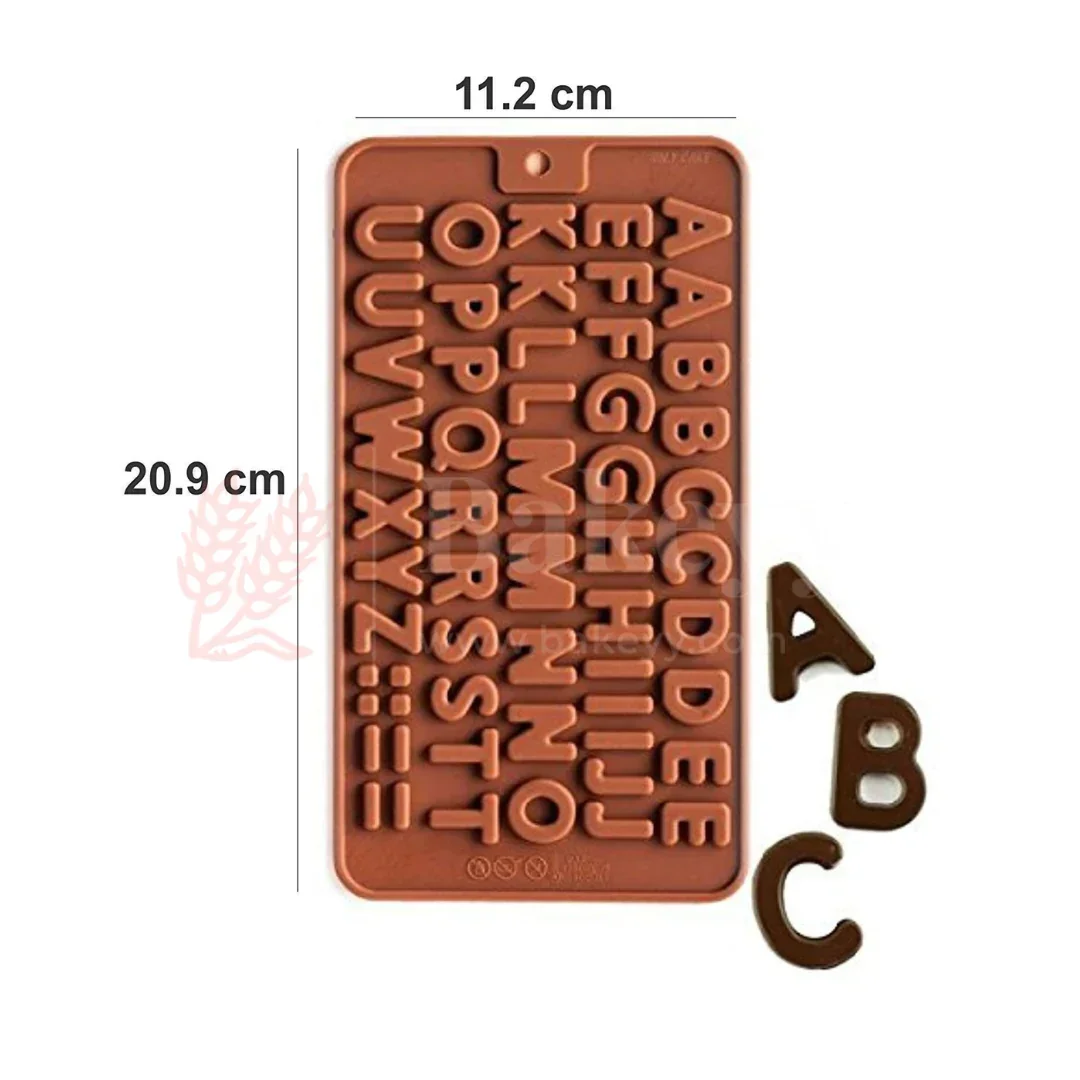 Alphabet Silicone Mould| 1 Piece - Image 2