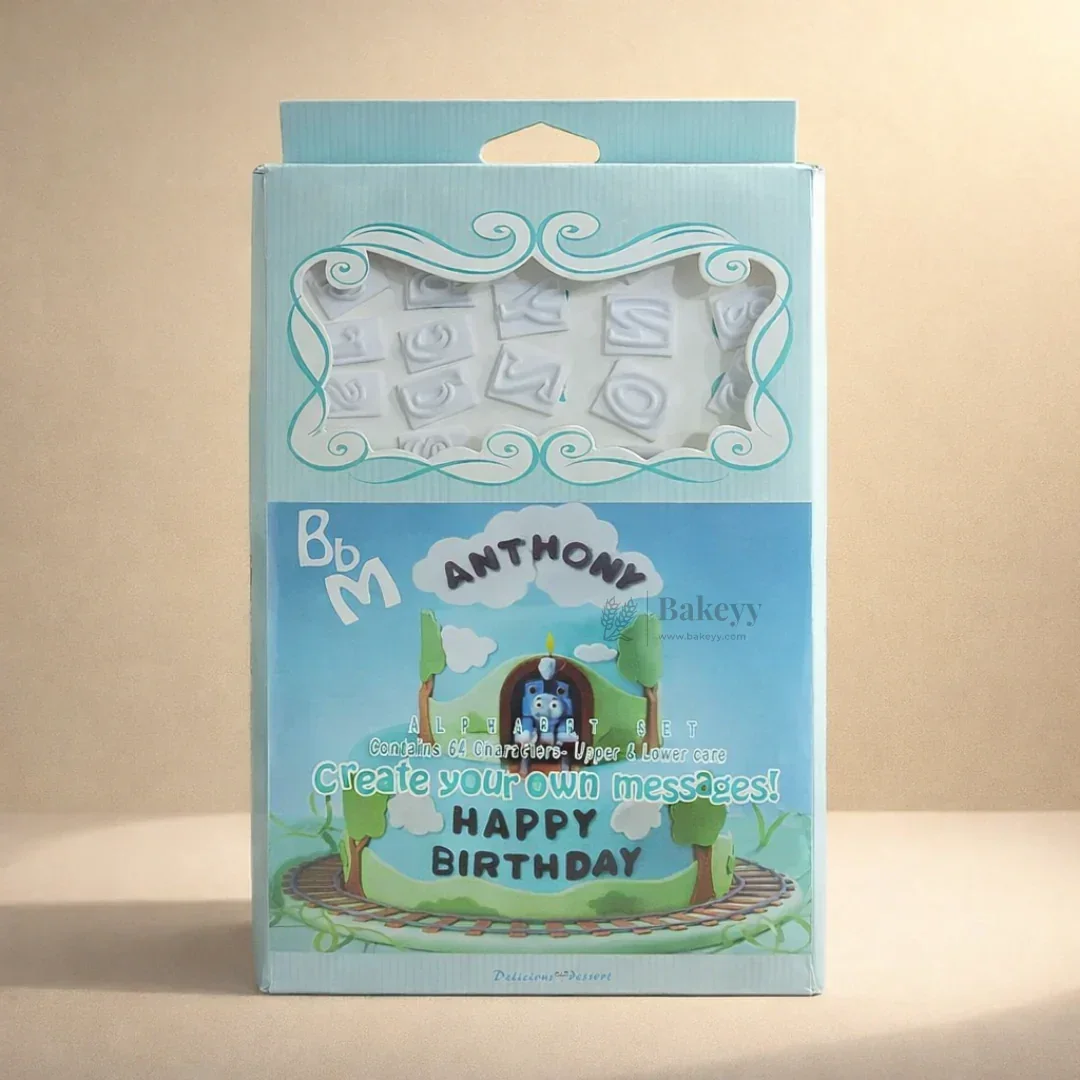 Alphabet Word Cutter Set | Uppercase, Lowercase & Symbols | 64 Characters - Image 3