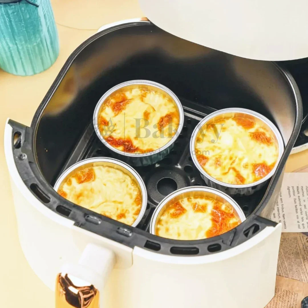 Aluminum Foil Baking Containers with Transparent Lid | Round Tins | Bake N Serve | Pack of 100 - Image 11
