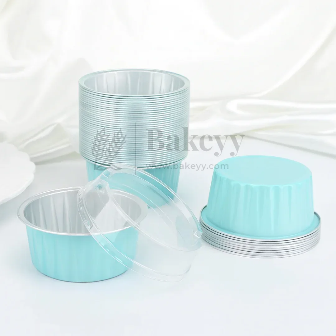 Aluminum Foil Baking Containers with Transparent Lid | Round Tins | Bake N Serve | Pack of 100 - Image 12