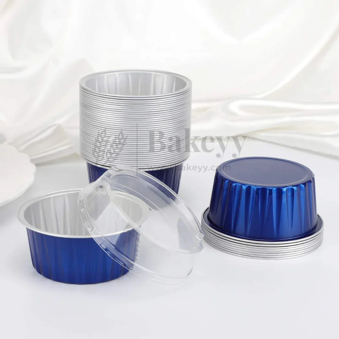 Aluminum Foil Baking Containers with Transparent Lid | Round Tins | Bake N Serve | Pack of 100 - Image 14